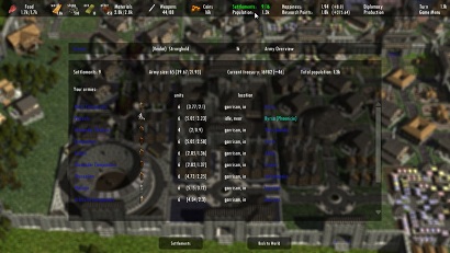 Screenshot 16 (Army Overview)